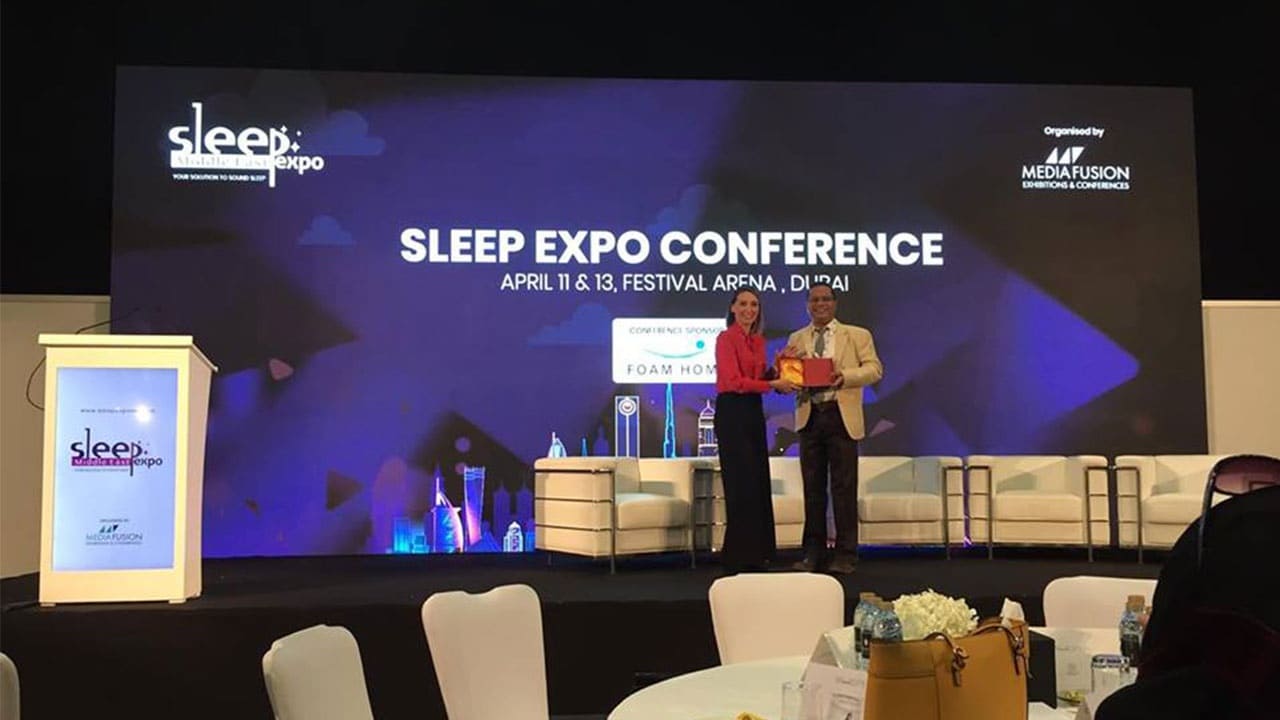 Sleep Expo 2019 Award for Contribution to Develop Sleep Medicine @ Dubai